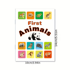 Mini Children's Vocabulary Book in 4 Styles to Learn English with Rounded Corner