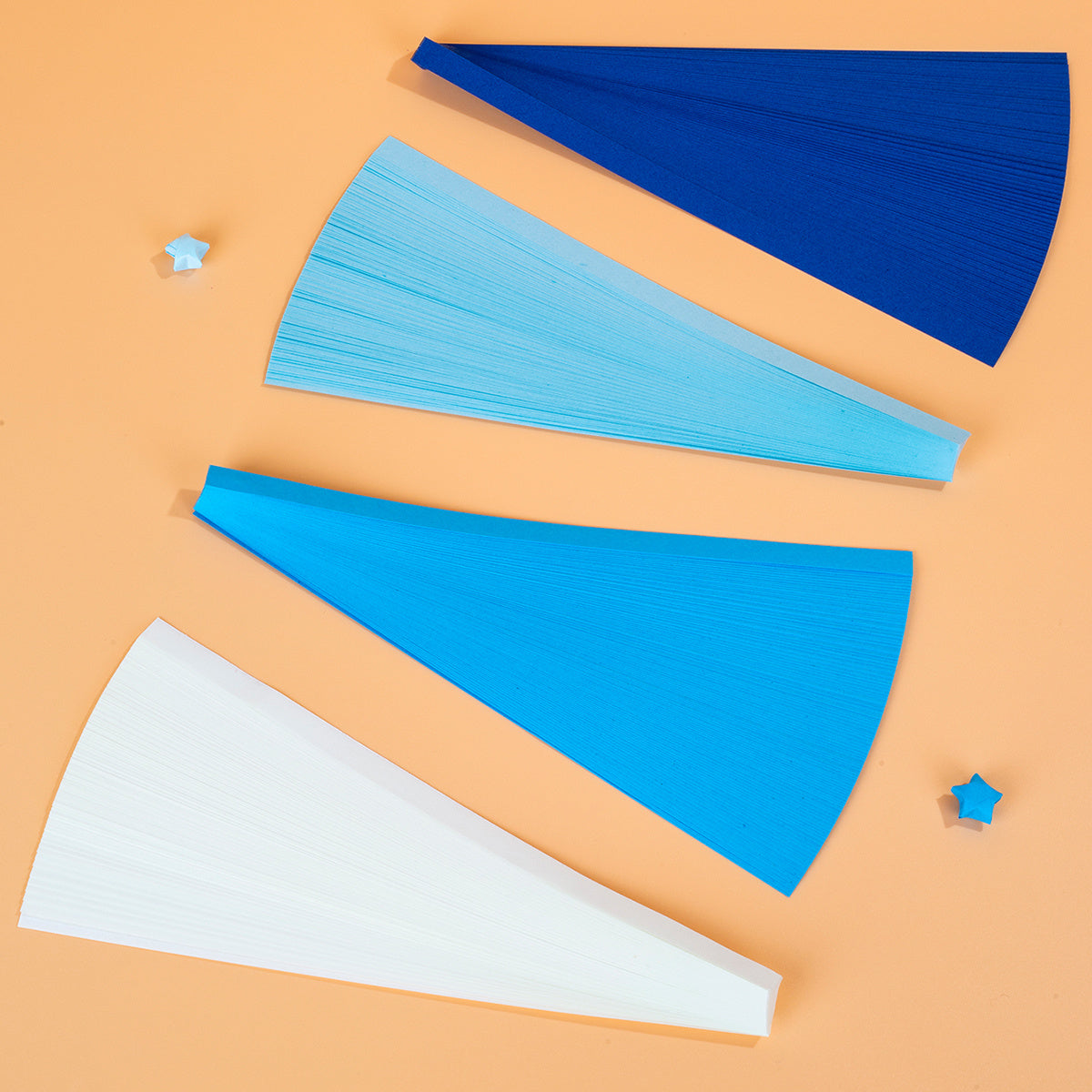 540 Colorful Double Sided Origami Lucky Stars