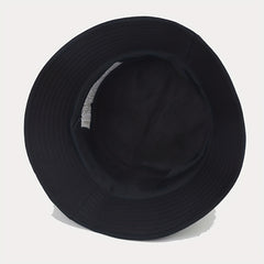Retro Letter Embroidery Fisherman Hat Outdoor Sun Protection