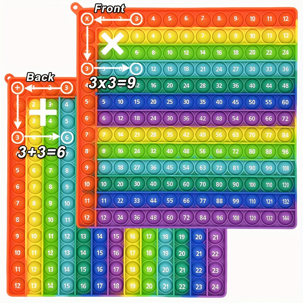 Legendstar Silicone Math Fidget Toys & Practice Chart