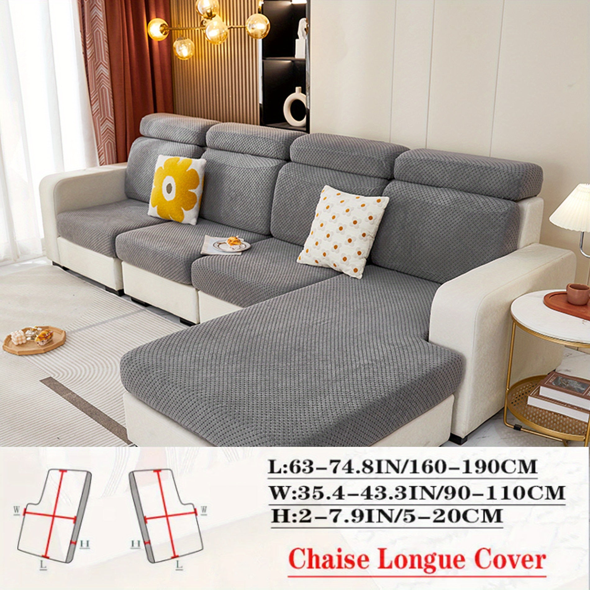 Non Slip Sofa Cover Elastic Slipcover Home Decor