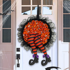Halloween Wreath Witch Leg Hanging Ornament