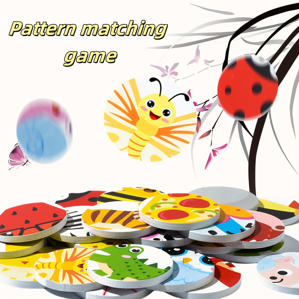 Shape Matching Animal Food Puzzle Toy for Kids