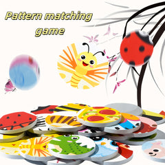 Shape Matching Animal Food Puzzle Toy for Kids