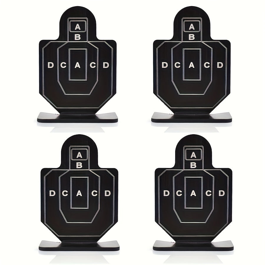 4pcs Aluminum Alloy Target for Outdoor Entertainment and Party