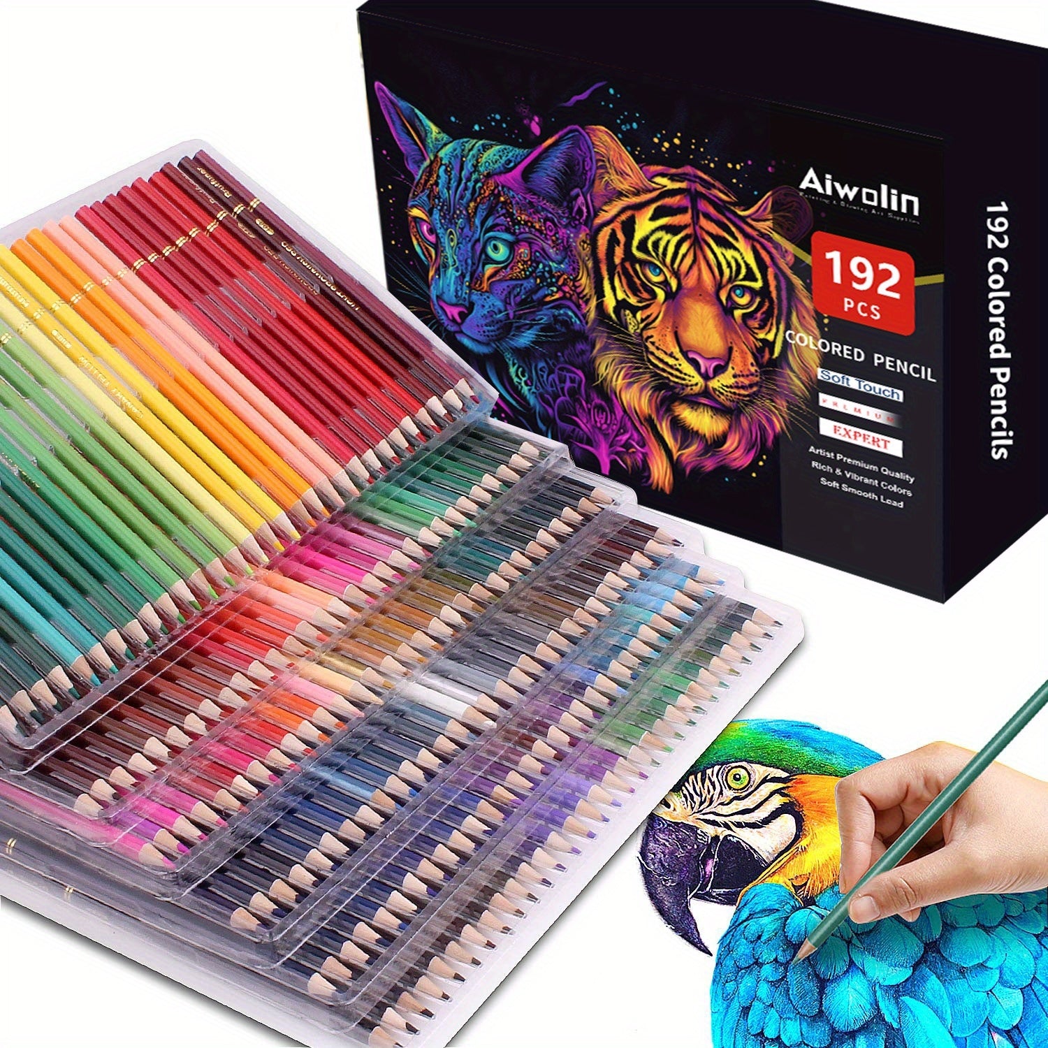 72 Colored Pencils Professional Artistic Sketching & Drawing Pencils