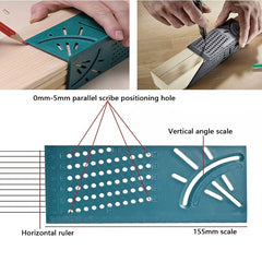 GOXAWEE 45 90 Foldable Angle Measuring Ruler