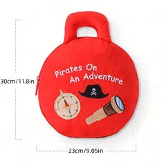 Adorable Pirate Captain Cloth Book for High Seas Adventure