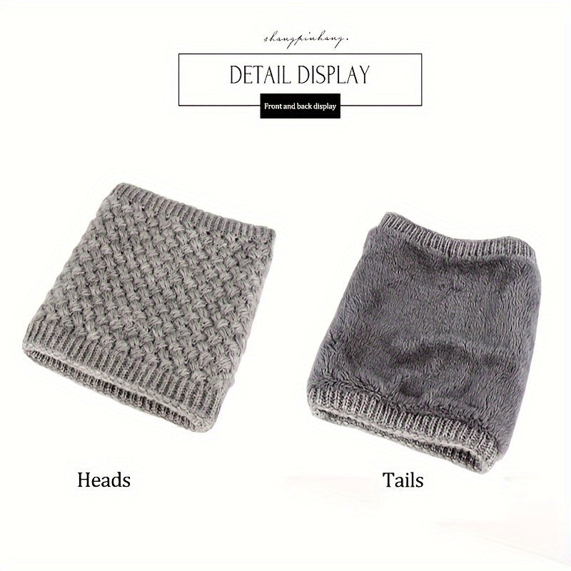 Thick Velvet Neck Gaiter for Winter Outdoor Activities