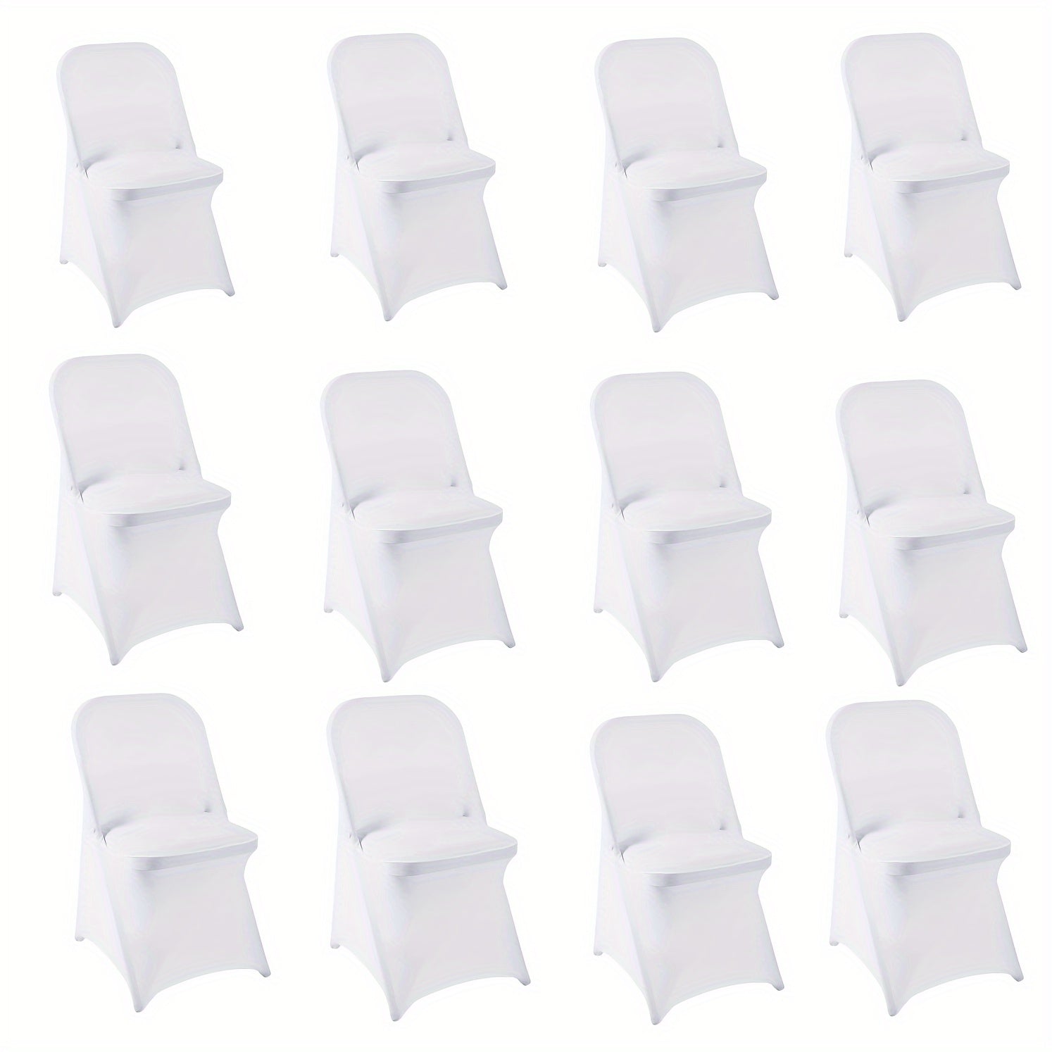 12pcs Soft Elastic Chair Covers, Washable High Elasticity