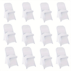 12pcs Soft Elastic Chair Covers, Washable High Elasticity