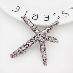 Star Hair Clips Metal Hair Barrettes Fashionable Hair Clip