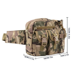 Waterproof Running Waist Bag with Multiple Pockets