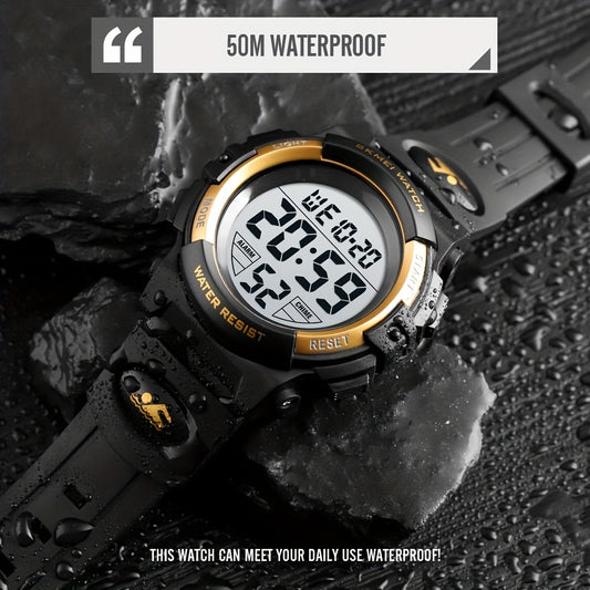 Moment Beauty Kids Digital Sports Watch Waterproof Chronograph