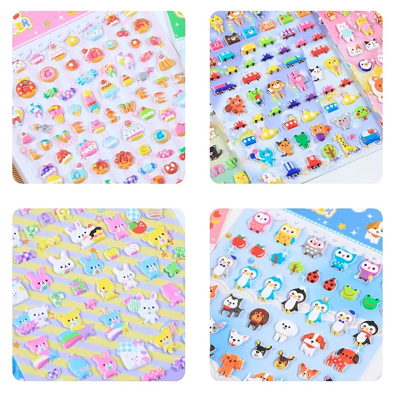 Cartoon Animal Foam Stickers 3D Mobile Phone DIY Decoration