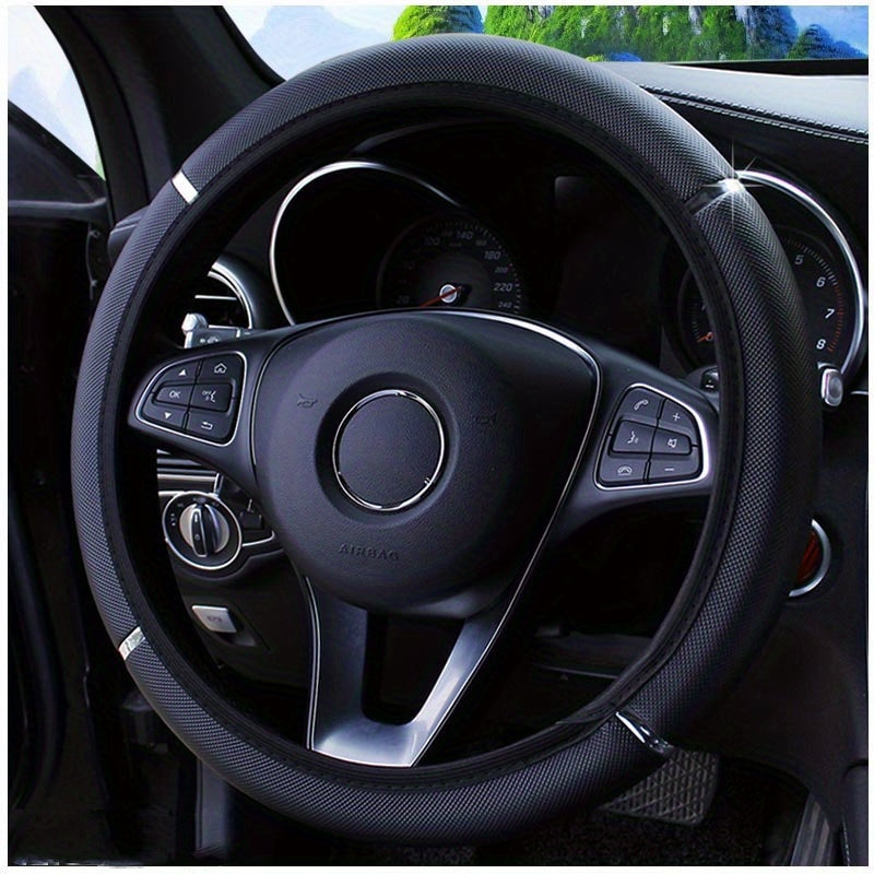 Foaming Metal Strip Car Steering Wheel Cover