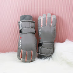 Warm Touch Screen Skiing Gloves - Windproof & Waterproof