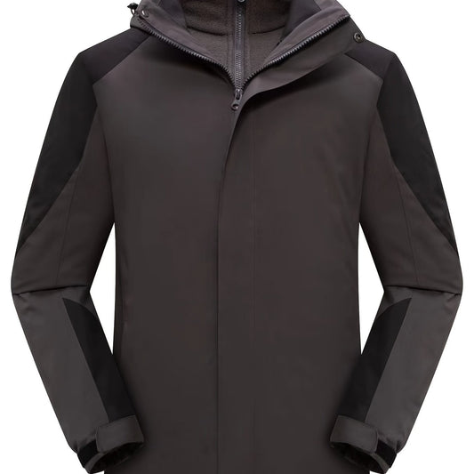 3-in-1 Thermal Jacket, Waterproof & Windproof, Reflective Details