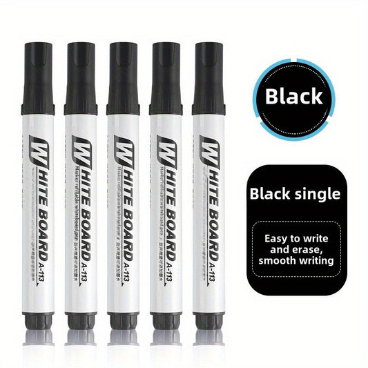 10 Pack Whiteboard Markers Red Water Based Large Capacity