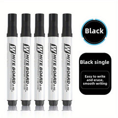 10 Pack Whiteboard Markers Red Water Based Large Capacity