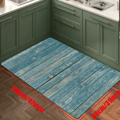 Soft Kitchen Rug Cushioned Anti Fatigue Waterproof Non Slip Rug Set