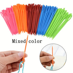 Plastic Knitting Needles Set for Sweaters - Pack of 50