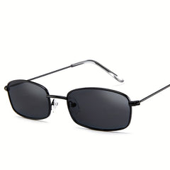 Small Square Sun Glasses Retro Metal Sunglasses