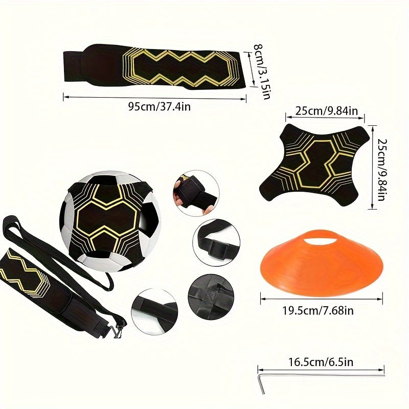 Adjustable Football Training Strap With Disc Cones