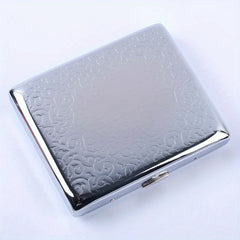 Metal Cigarette Case Spring Clip Open Tobacco Case Holder For Men