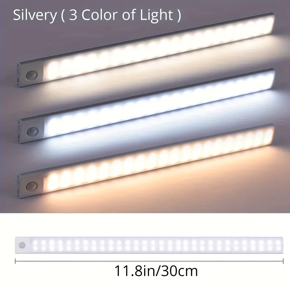 Wireless LED Motion Sensor Cabinet Light USB Rechargeable for Under Counter