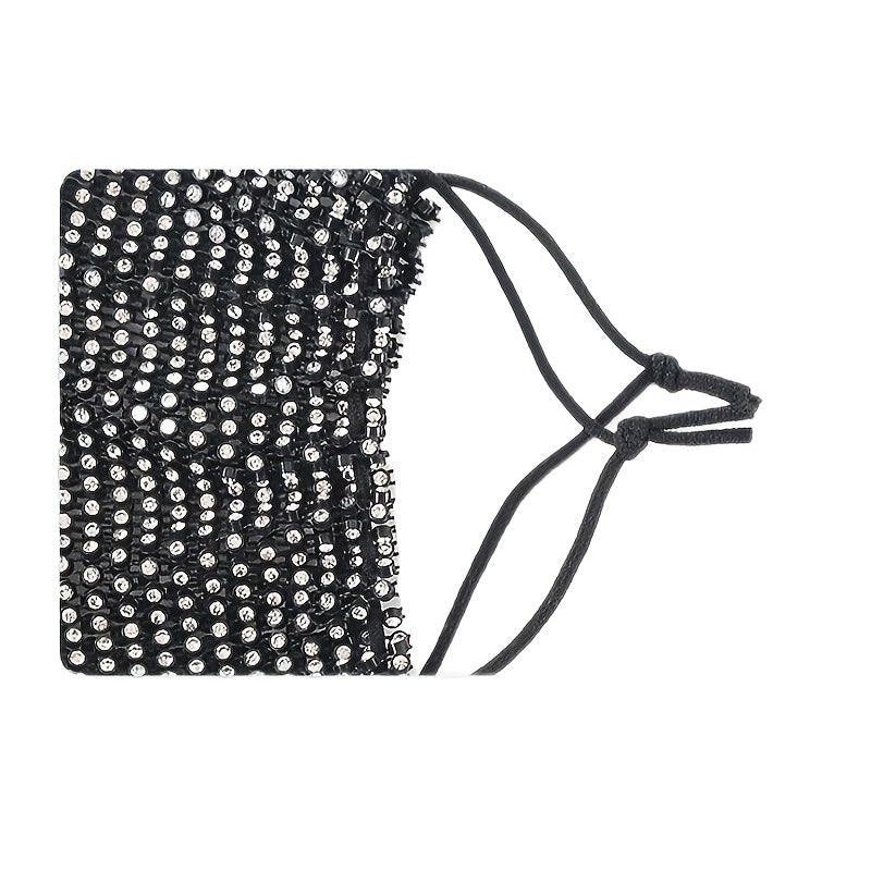 Diamond Unisex Face Mask Multicolor Rhinestone Mask