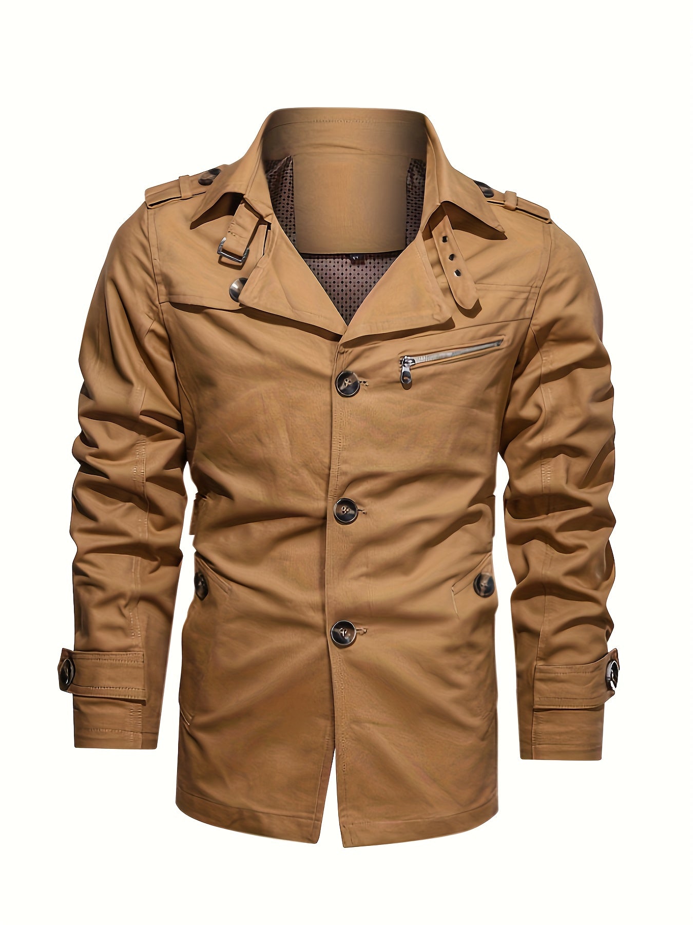 Men's Vintage Style Windbreaker Jacket