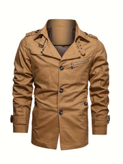 Men's Vintage Style Windbreaker Jacket