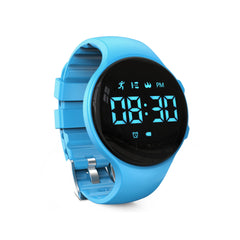 Kids Digital Pedometer Watch LED Fitness Tracker Alarm Stopwatch