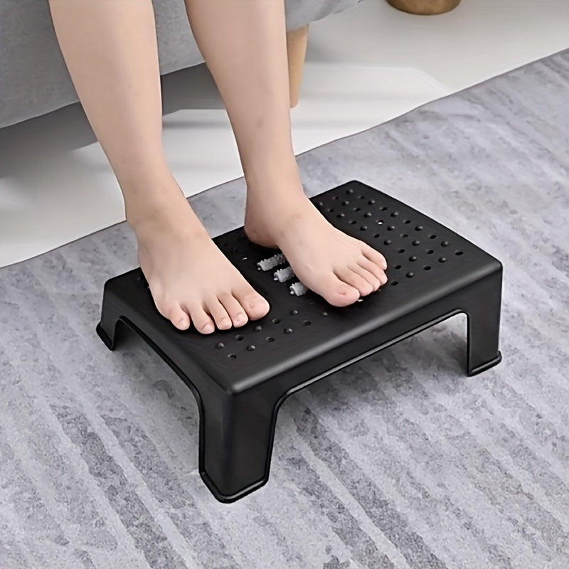 Under Desk Footstool for Home & Office - Relieves Fatigue & Massages Tired Feet