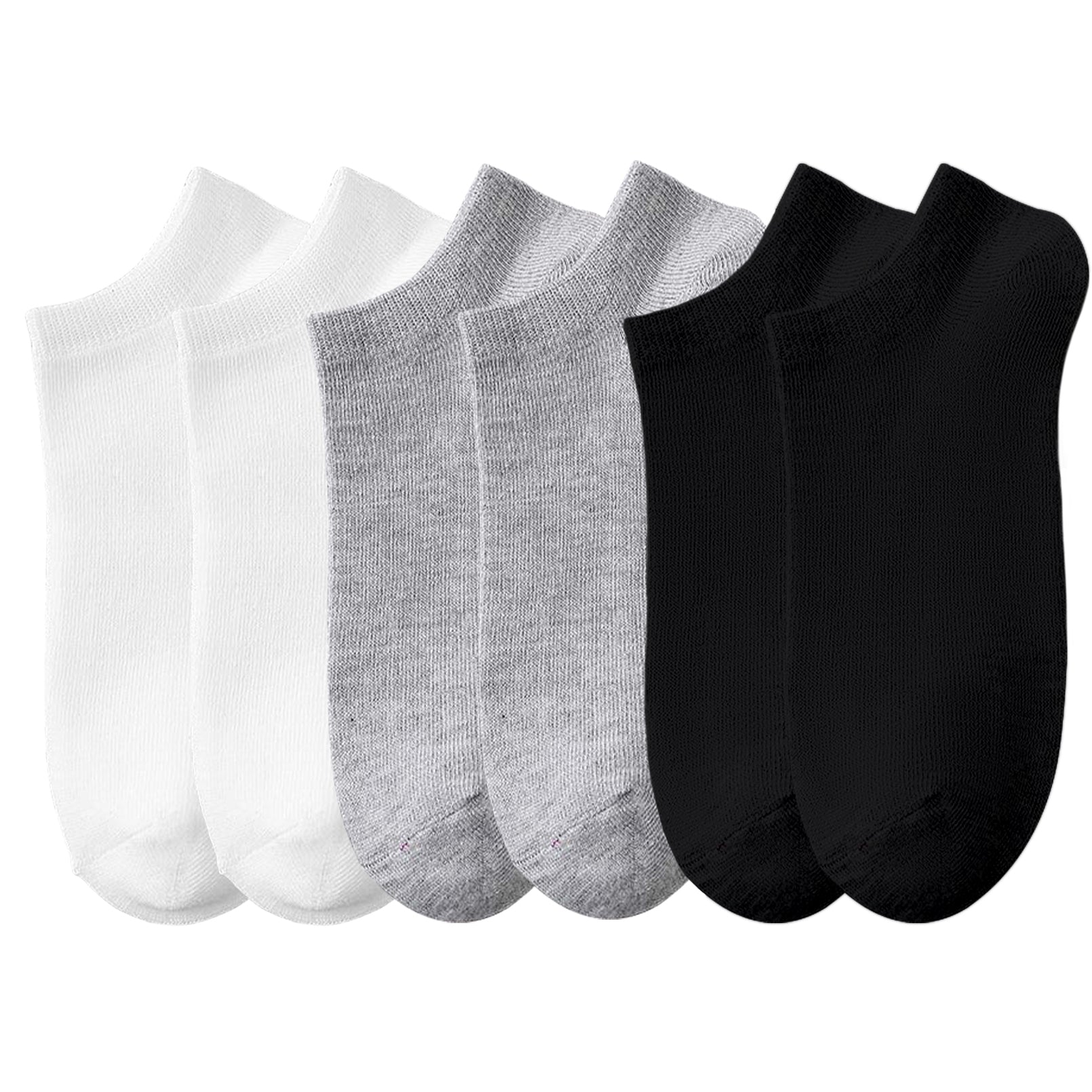 6 Pairs Solid Ankle Socks Comfy Short Women's Stockings Casual All match