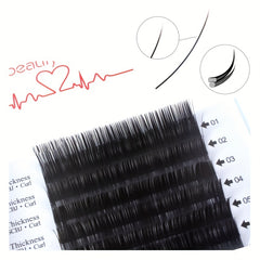 Single Eyelash Extensions 8 16mm Style Faux Lashes Set