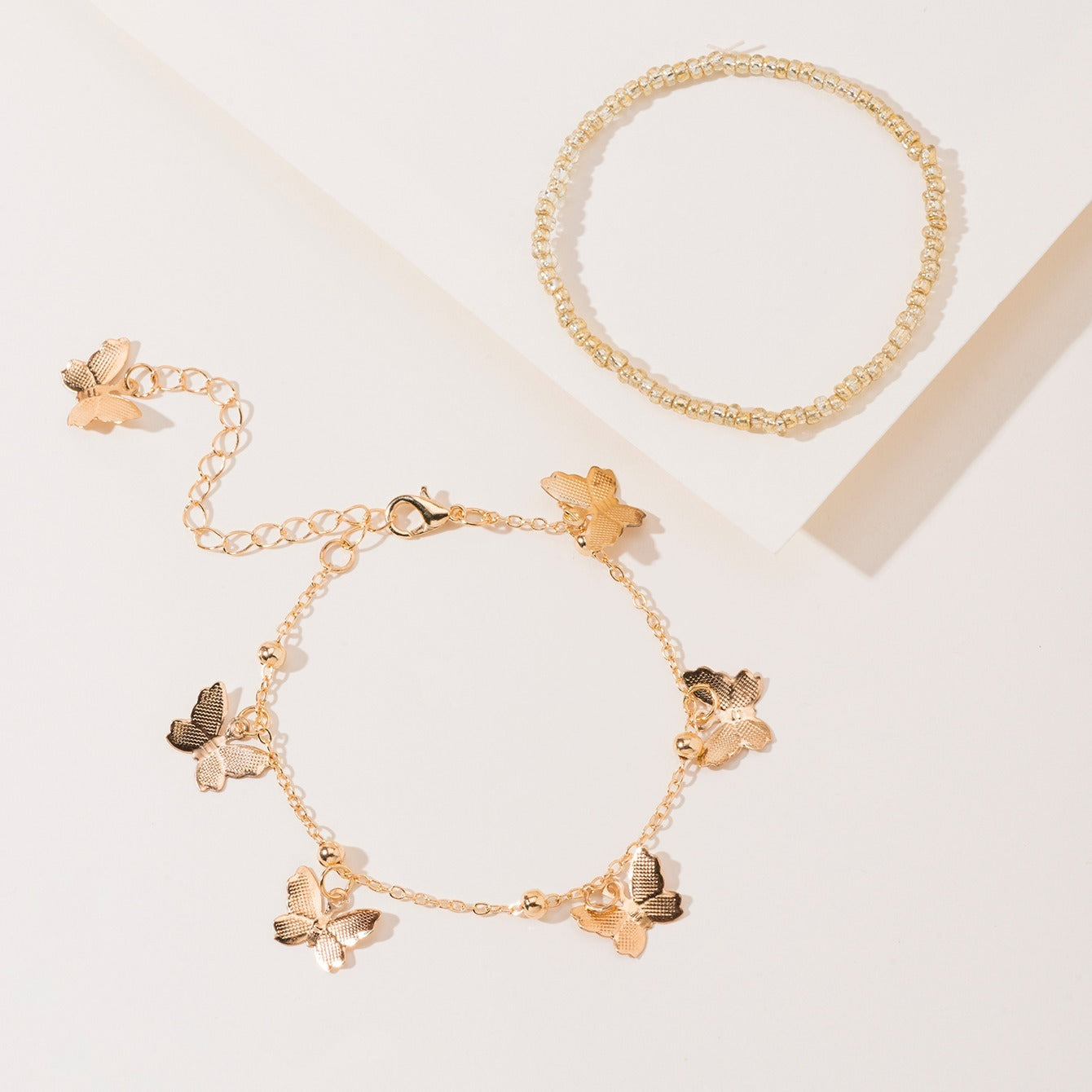 Butterfly Charm Bracelet Set