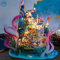 3D Metal Puzzle DIY Model: Magical Fairytale Palace