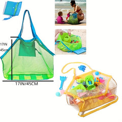 Kids Beach Toy Mesh Bag Seashell Collecting Tote