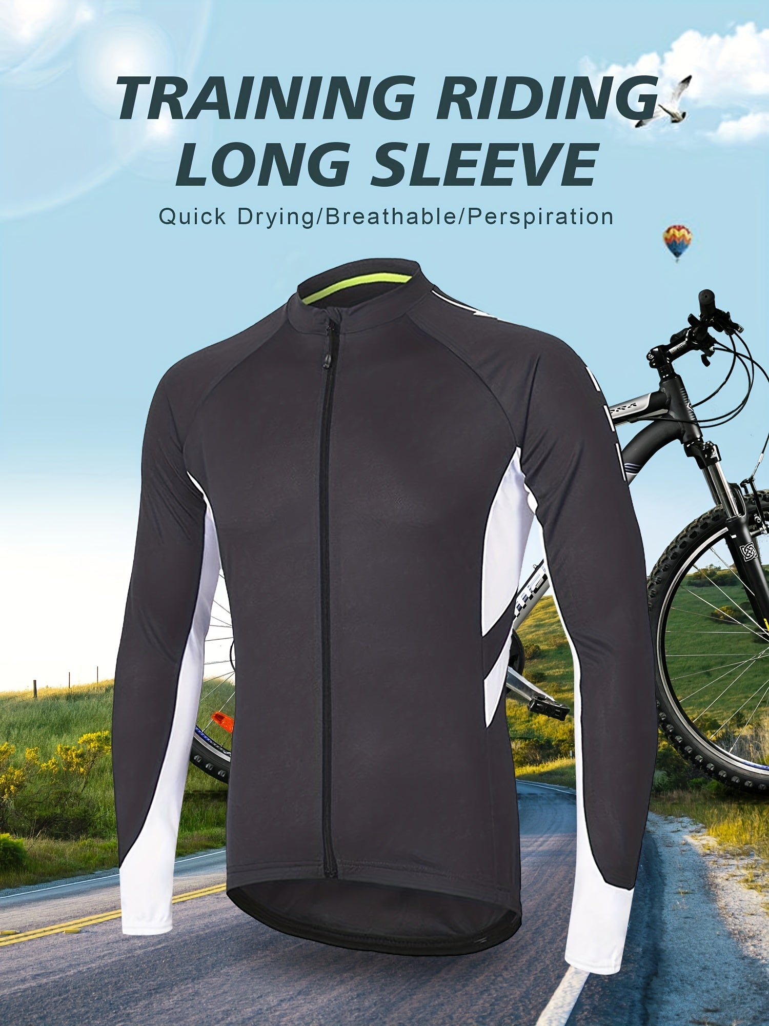 Quick Drying Men's Cycling Jersey with Pocket