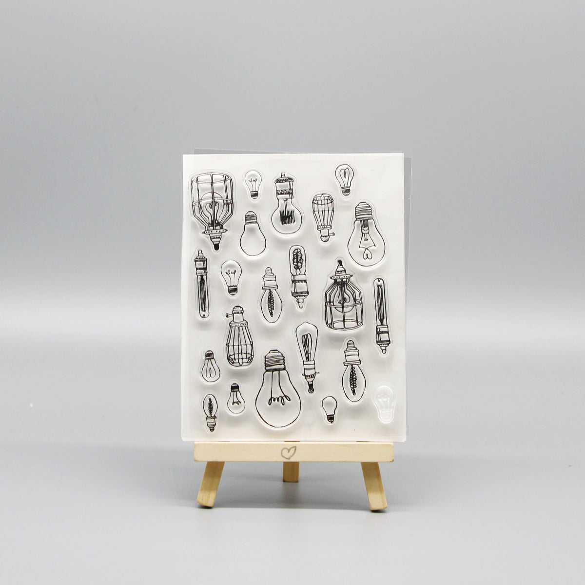 Light Bulb Cartoon Stamp for Kids