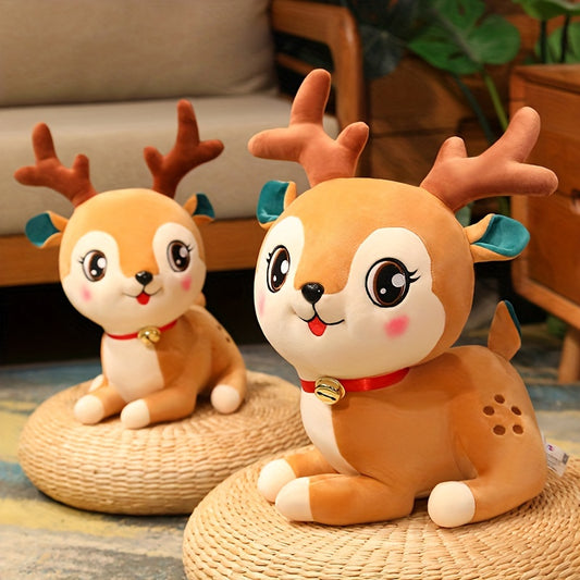 Christmas Deer Doll Plush Pillow Home Decoration
