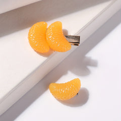 Orange Hair Clips Fruit Hair Accessory for Girls Women