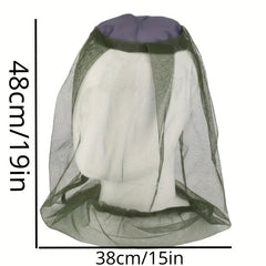 Fishing Hat Mosquito Head Net Insect Bee Head Net Face Mask Cover