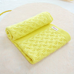 Soft Knitted Baby Blanket for Bed Sofa Camping