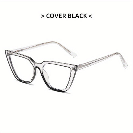TR90 Cat Eye Light Blocking Glasses for Men Women