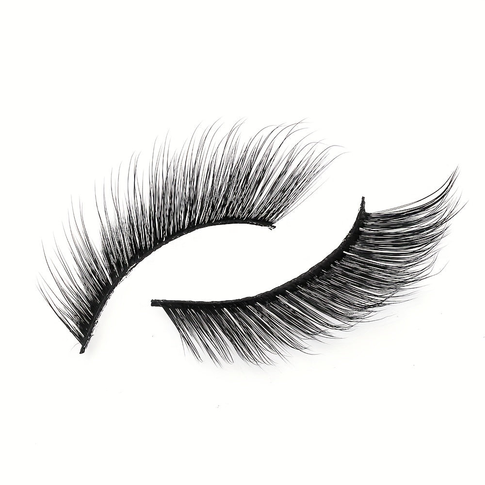 5 Pairs Cat Eye Lashes Winged End Eye Elongated Eyelashes Fox Eye Lashes
