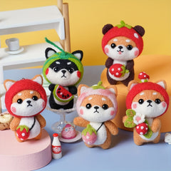 DIY Wool Needle Felting Kit Corgi Animal Dog Craft