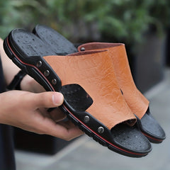 Men's Lightweight Slippers Open Toe Shoes for Outdoor